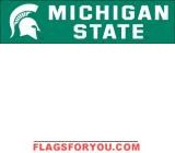 Michigan State Spartans Banner 8' x 2'