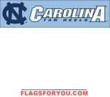North Carolina Tar Heels Banner 8' x 2'