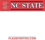 North Carolina State Wolfpack Banner 8' x 2'