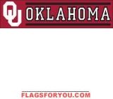 Oklahoma Sooners Banner 8' x 2'