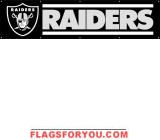 Raiders Banner 8' x 2'