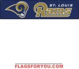 Rams Banner 8' x 2'