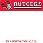 Rutgers Scarlet Knights Banner 8' x 2'