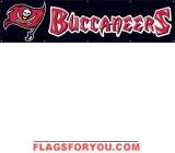 Buccaneers Banner 8' x 2'