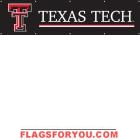 Texas Tech Red Raiders Banner 8' x 2'