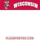 Wisconsin Badgers Banner 8' x 2'