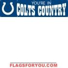 Colts Banner 8' x 2'