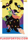 Bats & Witch House Flag Bats & Witch House Flag
