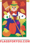 Big Scarecrow House Flag