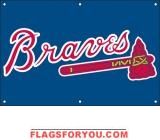 Braves Fan Banner 2' x 3'