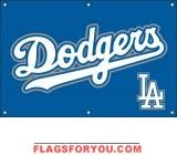 Dodgers Fan Banner 2' x 3'