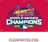 Cardinals 10 time Champs Fan Banner 2' x 3'