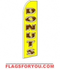 Donuts Wind Feather Flag 3' x 11.5'