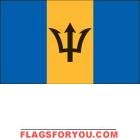 5' x 8' Barbados High Wind, US Made Flag