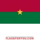 3' x 5' Burkina Faso High Wind, US Made Flag