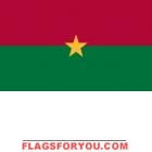 5' x 8' Burkina Faso High Wind, US Made Flag