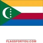 3' x 5' Comoros High Wind, US Made Flag
