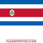 5' x 8' Costa Rica High Wind, US Made Flag
