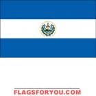2' x 3' El Salvador High Wind, US Made Flag