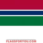 2' x 3' Gambia High Wind, US Made Flag
