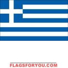 3' x 5' Greece High Wind, US Made Flag