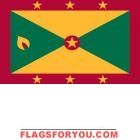 5' x 8' Grenada High Wind, US Made Flag