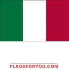 2' x 3' Italy High Wind, US Made Flag