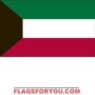 5' x 8' Kuwait High Wind, US Made Flag