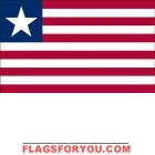 4' x 6' Liberia High Wind, US Made Flag
