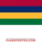 2' x 3' Mauritius High Wind, US Made Flag
