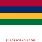 5' x 8' Mauritius High Wind, US Made Flag