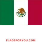 4' x 6' Mexico High Wind, US Made Flag