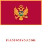 4' x 6' Montenegro High Wind, US Made Flag