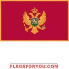 5' x 8' Montenegro High Wind, US Made Flag