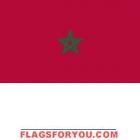 2' x 3' Morocco High Wind, US Made Flag