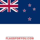 4' x 6' New Zealand High Wind, US Made Flag
