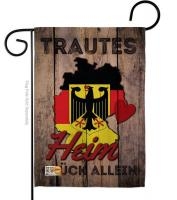 Germany Trautes Heim, Gluck Allein Garden Flag