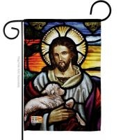 Jesus Is The Good Shepherd Garden Flag