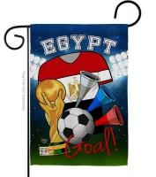 Egypt Soccer Garden Flag
