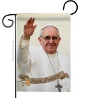 Papa Francis Garden Flag