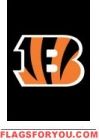 Bengals Mini Flag 15" x 10 1/2"