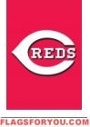 Reds Garden Window Flag 15" x 10.5"