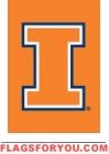 Illinois Fighting Illini Garden Window Flag 15" x 10.5"