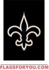 Saints Mini Flag 15" x 10 1/2"