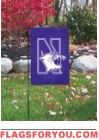 Northwestern Wildcats Garden Window Flag 15" x 10.5"