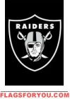 Raiders Mini Flag 15" x 10 1/2"