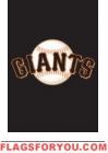 Giants Garden Window Flag 15" x 10.5"