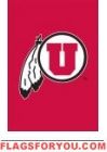 Utah Utes Garden Window Flag 15" x 10.5"