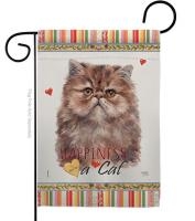 Persian Long Hair Happiness Garden Flag