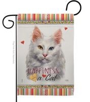 Turkish Angora Happiness Garden Flag